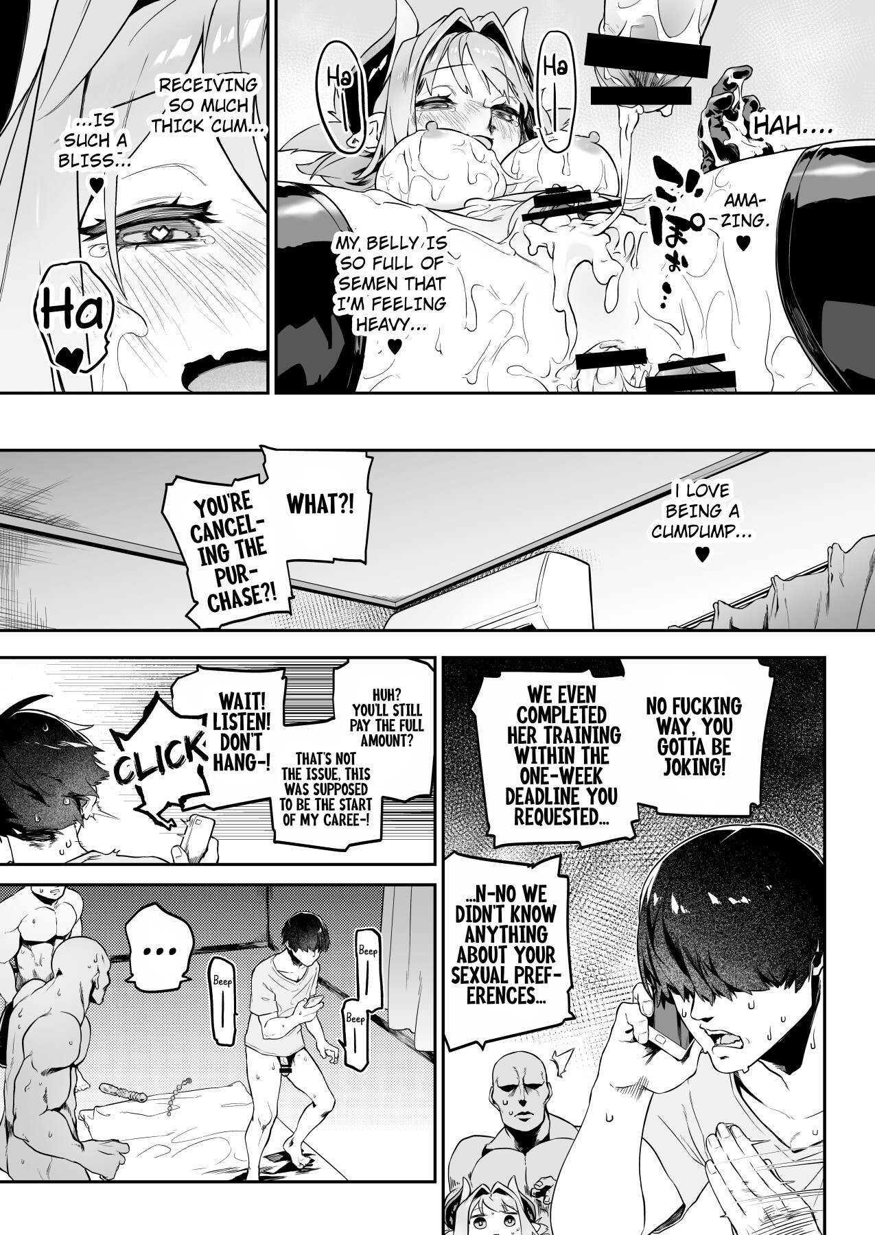 Hentai Manga Comic-Charming plan! - the succubus brat won't lose to a dick!(?)--Read-24